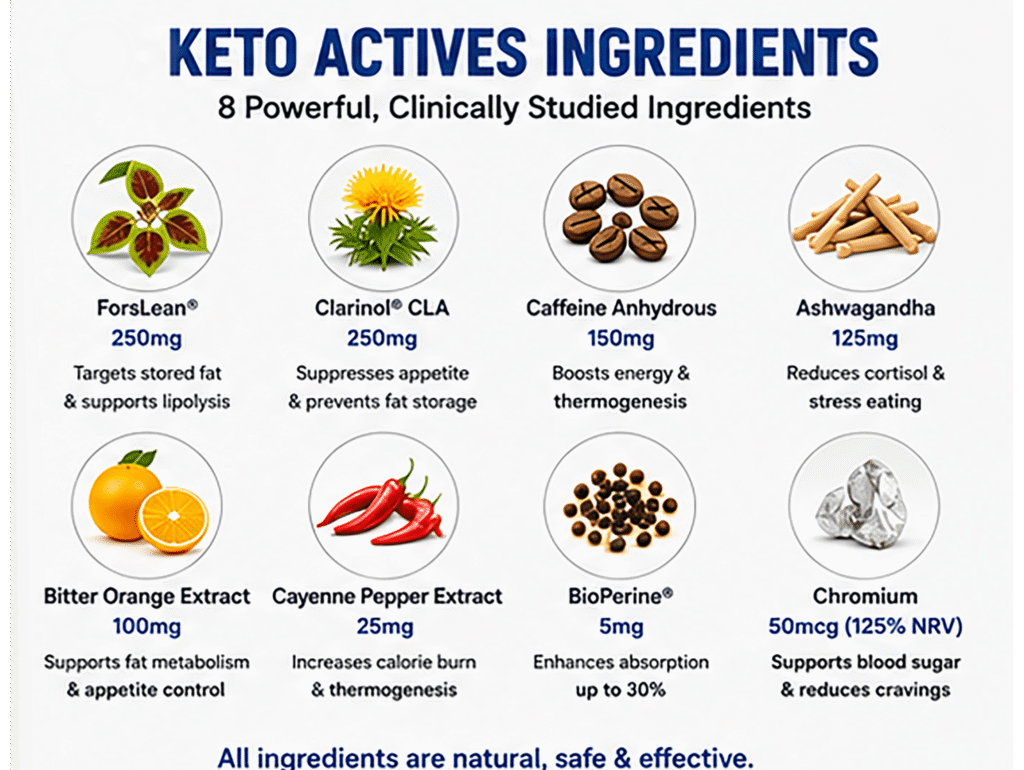 How Keto Actives supports ketosis fat burning and appetite suppression