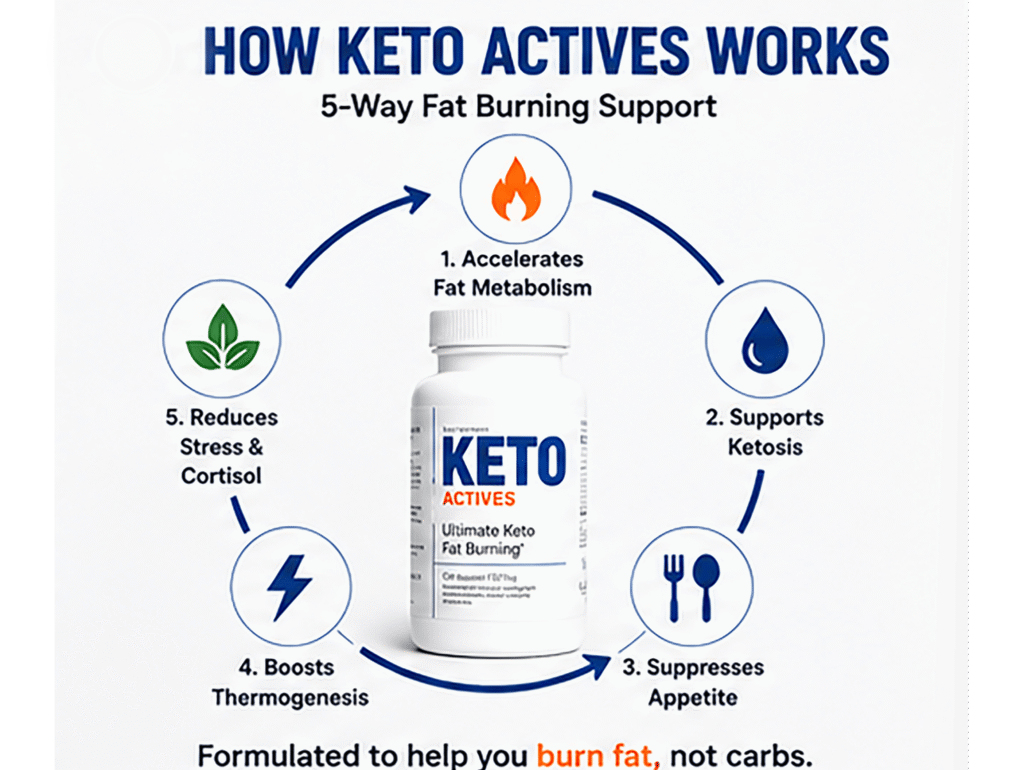 Keto Actives ingredients including ForsLean CLA Ashwagandha BioPerine and Cayenne Pepper
